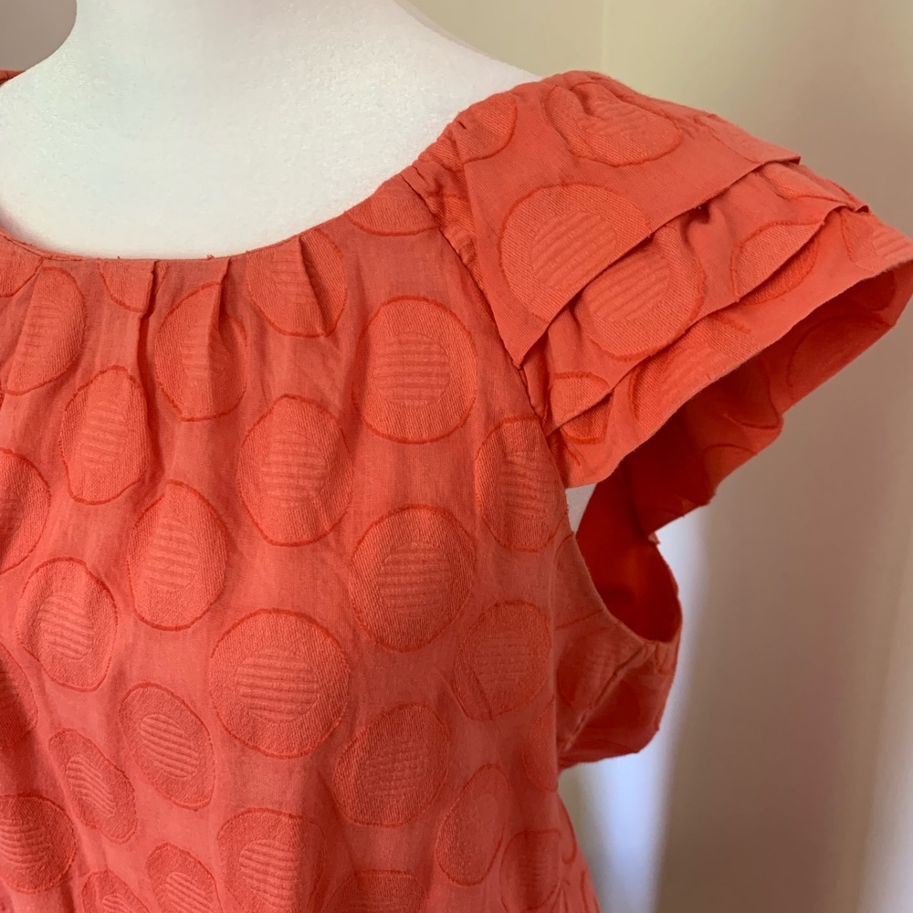 Orange Midi Dress by Rabbit Rabbit Rabbit Size 14 - Picture 4 of 10